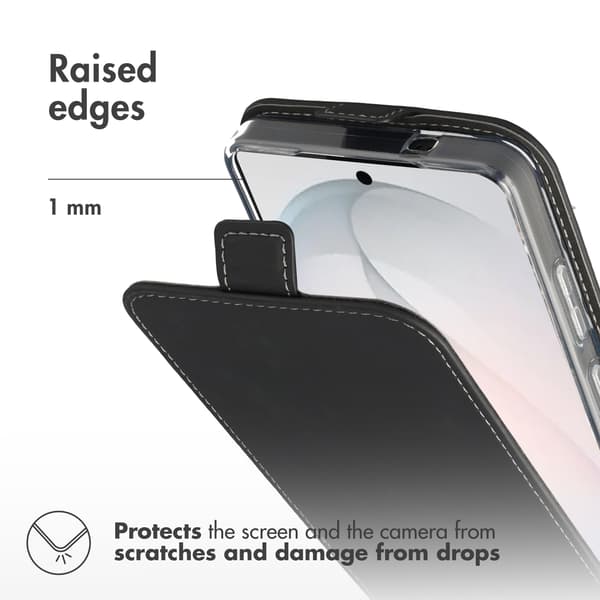 Accezz Flip-etui til Samsung Galaxy S26 - Sort