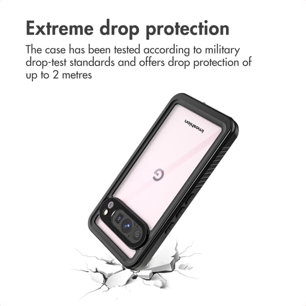imoshion Vandtæt 360-cover til Google Pixel 9 Pro - Sort