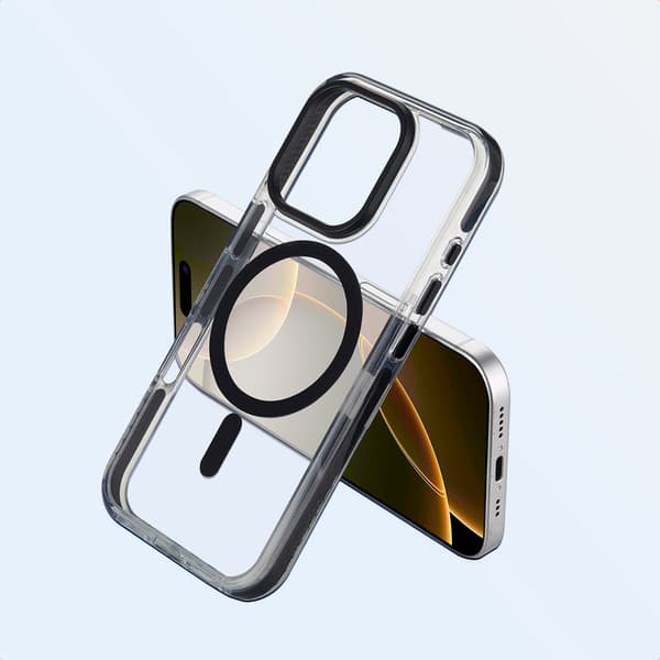 imoshion Combat MagSafe bagsidecover til Apple iPhone 16 Pro - Sort