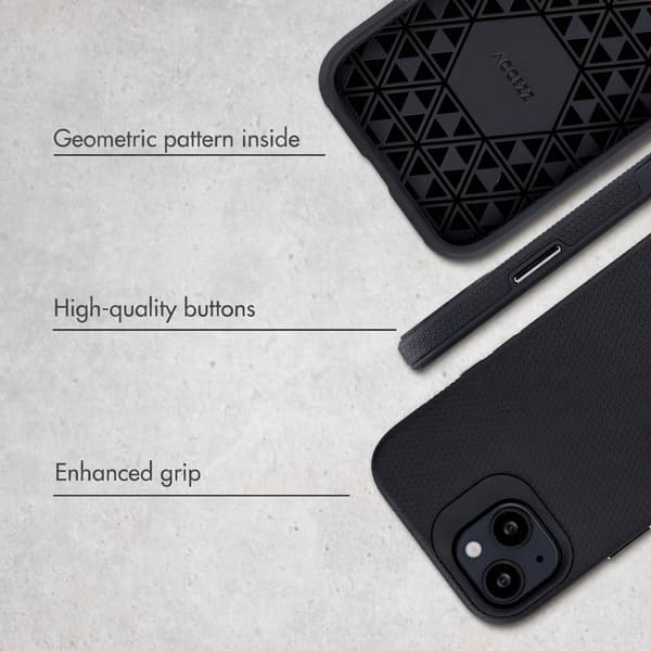 Accezz Tough bagsidecover med MagSafe til Apple iPhone 14 - Sort