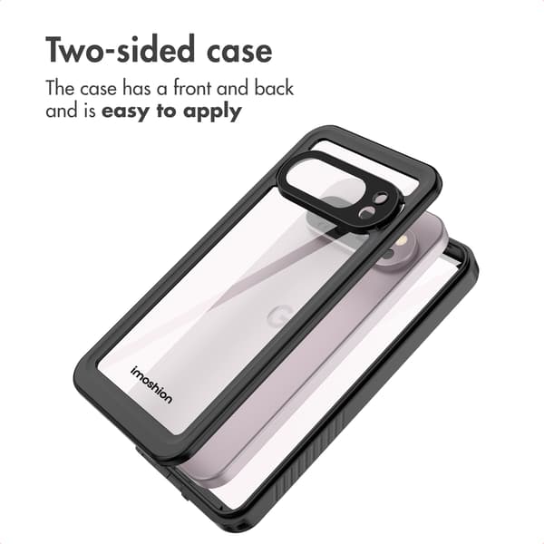 imoshion Vandtæt 360-cover til Google Pixel 9 Pro - Sort