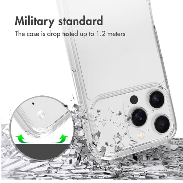 Accezz Xtreme Impact bagside-cover til Apple iPhone 17 Pro - Transparent