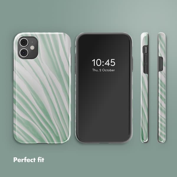 Selencia Vivid bagside-cover til Apple iPhone 11 - Nature Grayed Jade