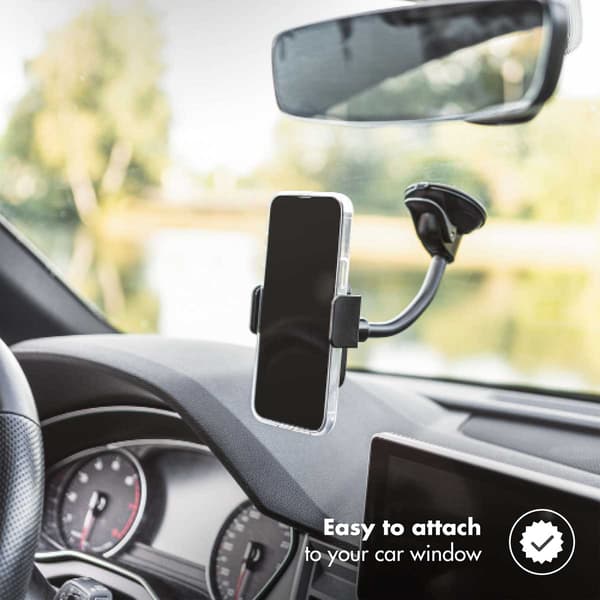 Accezz Car phone holder - Universal - Windscreen - Black
