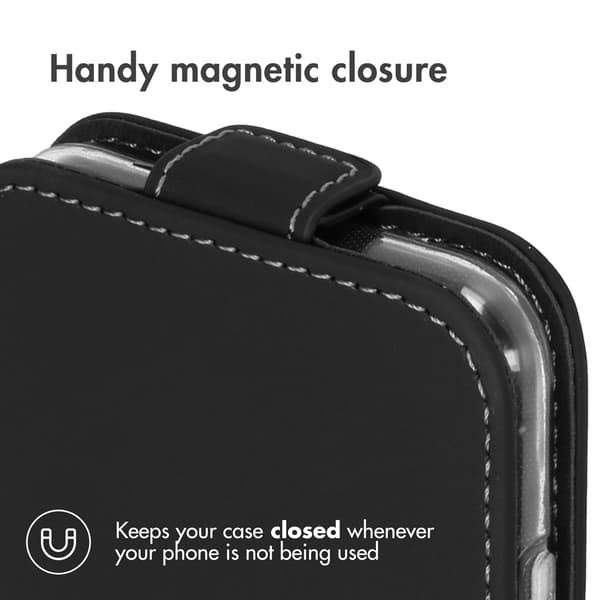 Accezz Flip-etui til Apple iPhone Xr - Sort