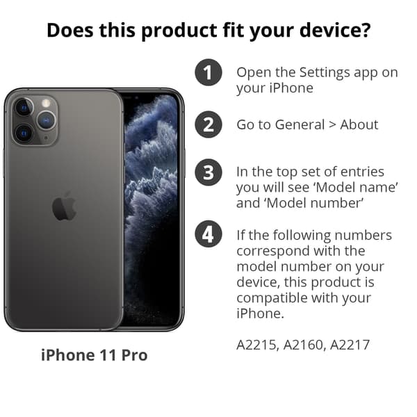 imoshion Luksus bogomslag til Apple iPhone 11 Pro - Sort