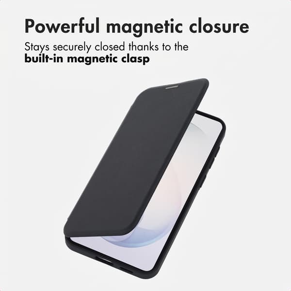 imoshion Transparent bookcase med MagSafe til Samsung Galaxy S26 - Sort