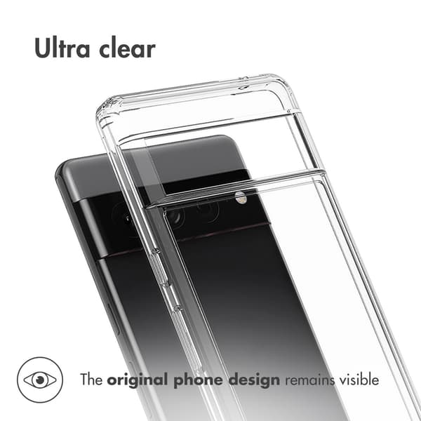 Accezz Xtreme Impact Baksida för Google Pixel 7 Pro - Transparent