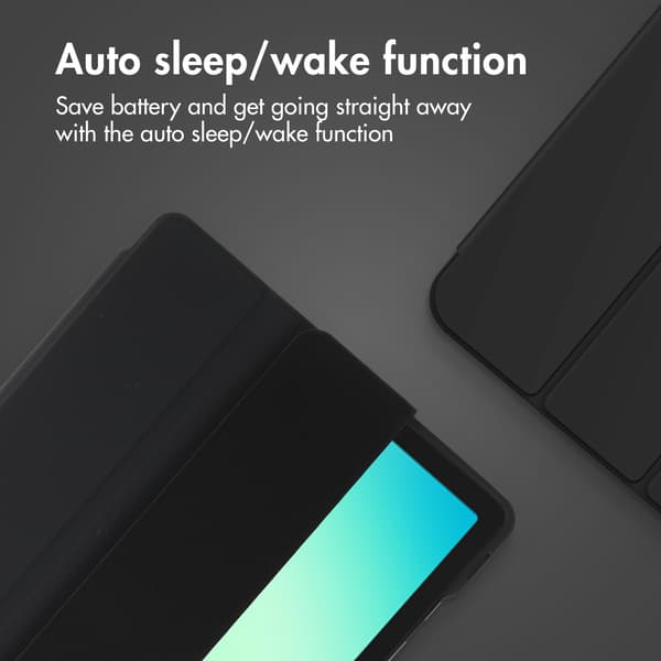 Accezz Smart silicone bogomslag til Samsung Galaxy Tab A11 Plus / A9 Plus - Sort