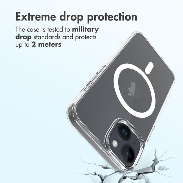 Accezz Xtreme Impact Baksida MagSafe för Apple iPhone 13 - Transparent