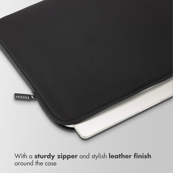Accezz Laptop sleeve 17 tommer - Sort