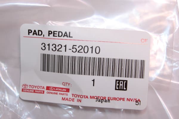 TOYOTA bromspedallock 31321-52010 OE