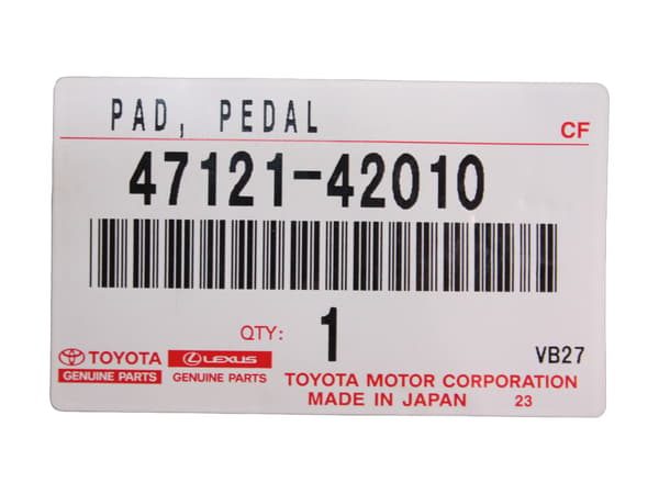 TOYOTA bromspedal lock 47121-42010 OE