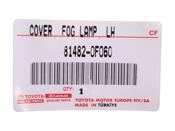 TOYOTA Verso stötfångargrill halogengrill vänster fram 81482-0F060 OE