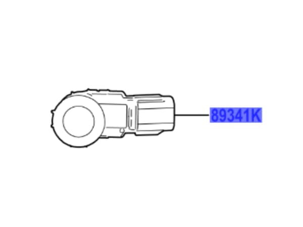 LEXUS Gs Is Rc Parkeringssensor grå 1H9 89341-53010-B0 OE