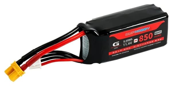 3s   850mAh - 60C - OMP XT30