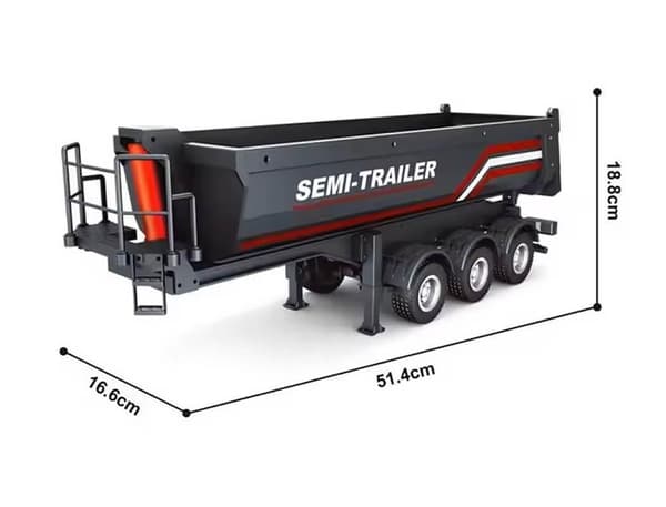 HuiNa Sættevogn til Scania 770S - Sort