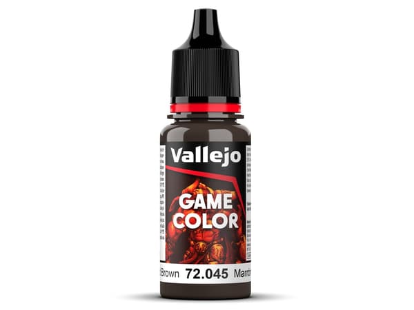 Vallejo Spilfarve 72.045 Charred Brown