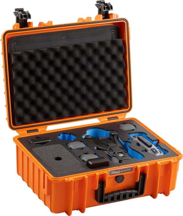 B&amp;W Hardcase til DJI Mavic 4 Pro - Orange