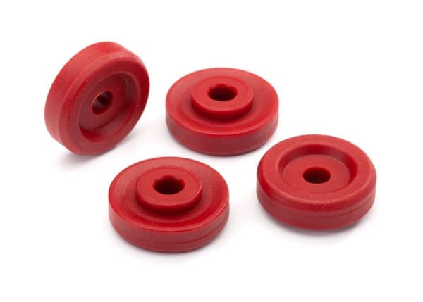 TRX-8957R Wheel Washers Red (4) Maxx