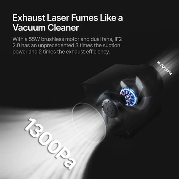 xTool SafetyPro IF2 2.0 - Hyper Flow Inline Fan