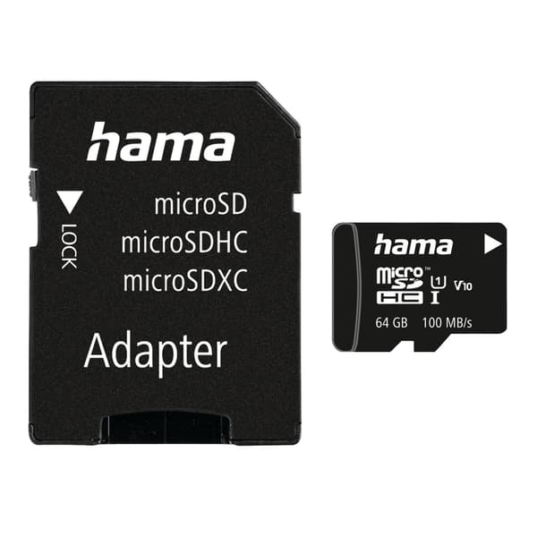 Hama minnekort MicroSDHC  64GB Class 10 UI V10
