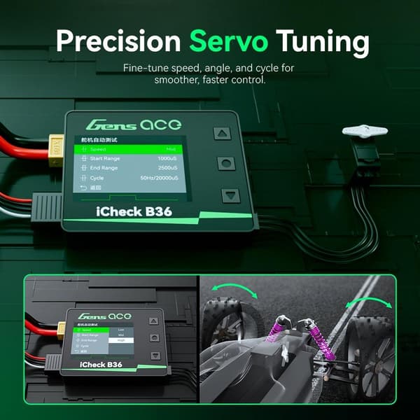 Gens Ace iCheck B36 - Smart batterikontroll