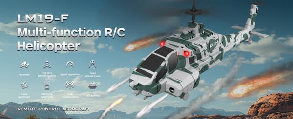 LMRC Apache-helikopter - Komplett