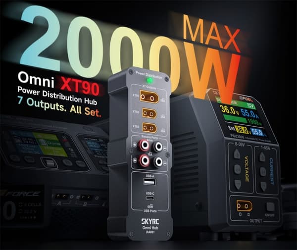 SkyRC Omni-Hub XT90 Power Distribution Hub