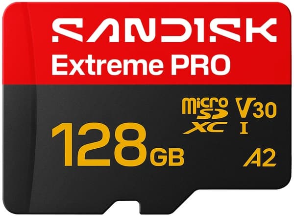 Sandisk Extreme Pro  128GB Minnekort MicroSDXC