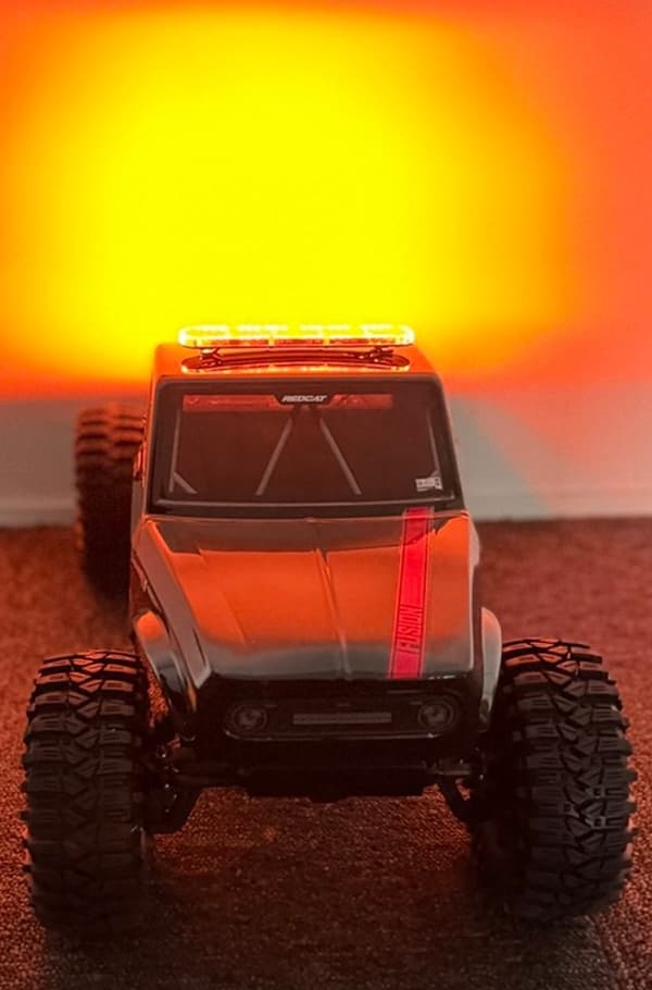 RS LED - Advarselslampe 114mm - Gul