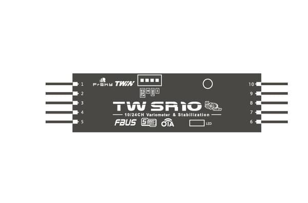 FrSky TW Twin SR10 Dubbel 2.4 GHz