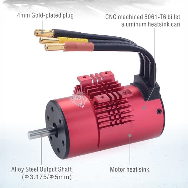 Surpass Hobby Combo  80A ESC m/3665 3500KV BL WP