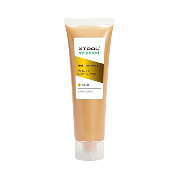 xTool Guld Metallisk Glansmaling - 100ml