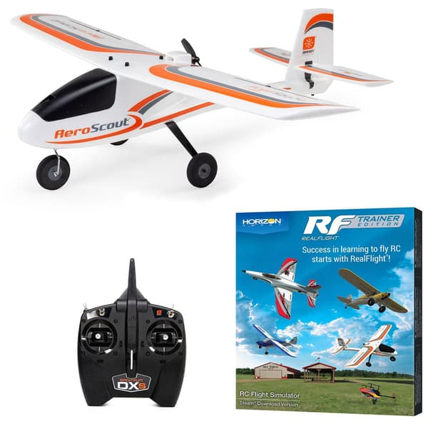 Hobbyzone AeroScout S 2 1.1m RTF med RealFlight