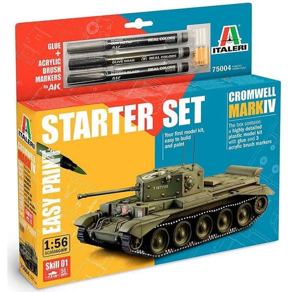 Italeri 1:56 - Cromwell Mk. IV - Starter Kit