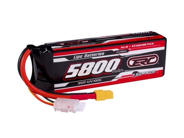 3s  5800mAh - 100C - Sunpadow ERC LiPo - XT60