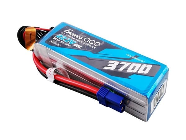 6s  3700mAh - 60C - Gens Ace G-Tech EC5