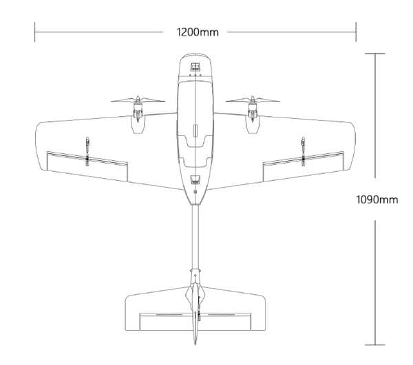 HeeWing T2 Cruza EPP FPV PNP - 3310 Ed.