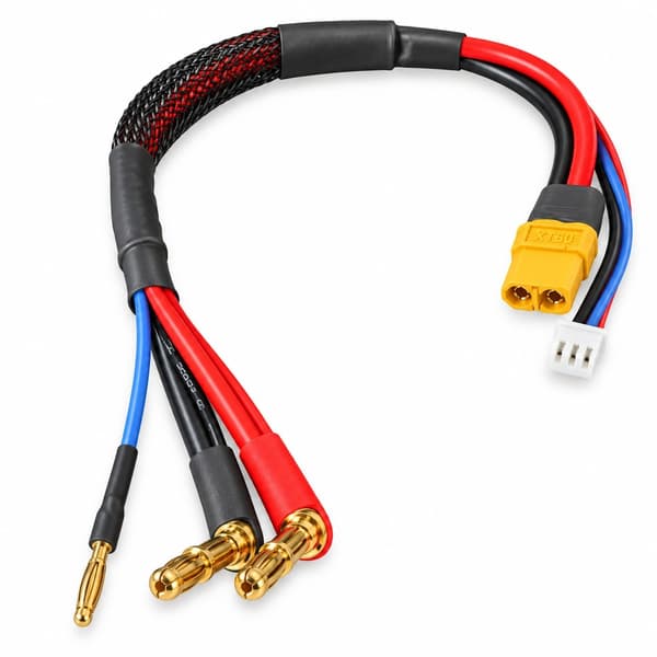 Bronto Ladekabel - XT60 til 4mm
