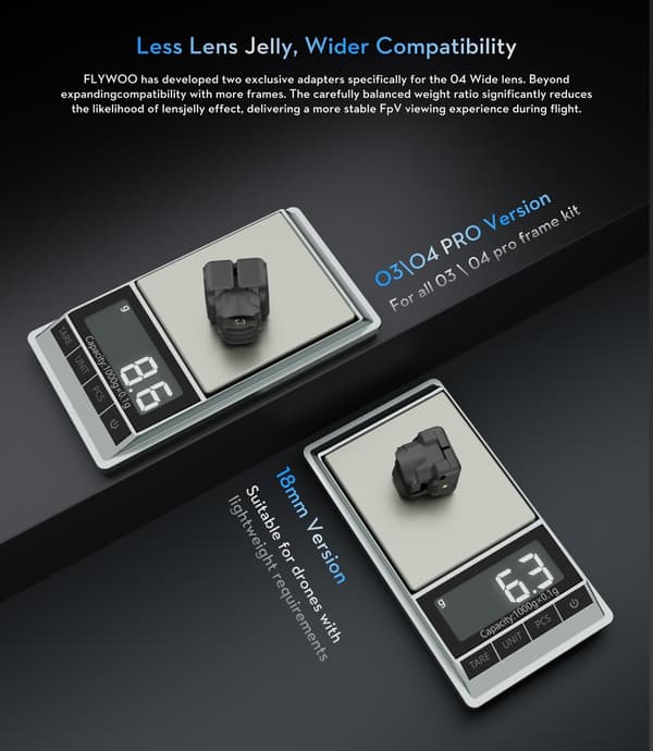 Flywoo O4 Wide Camera Set