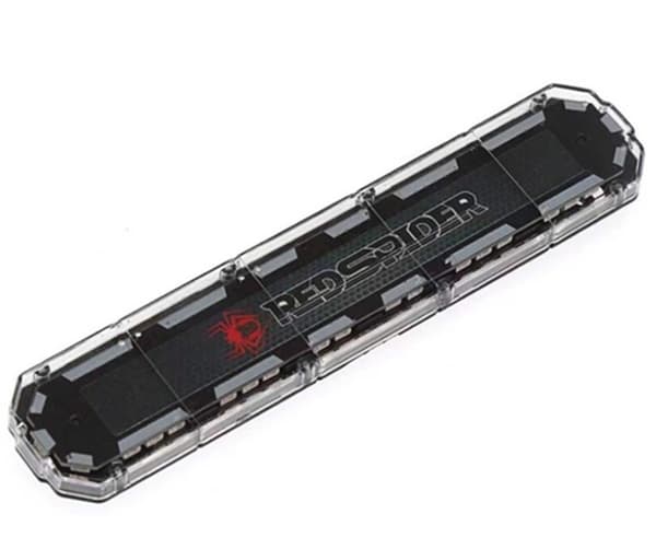RS LED - Varsellys 114mm - Rød og Blå