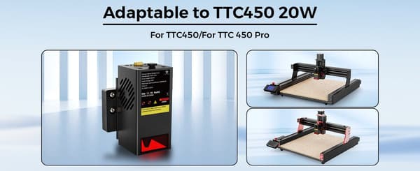 TwoTrees TC20 Laser Modul til TTC450 Pro