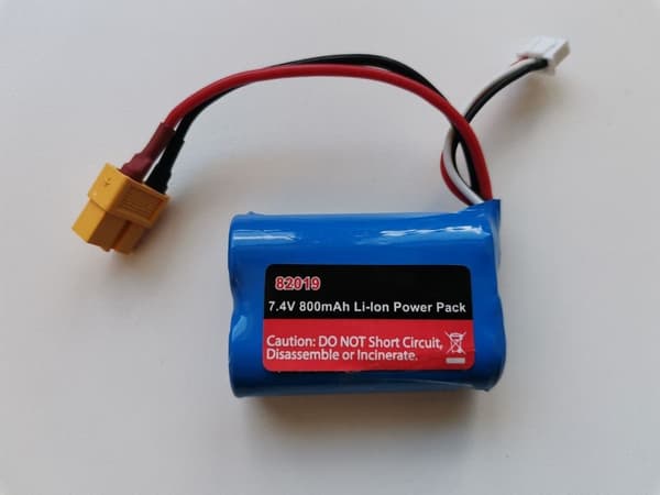2S 800mAh Li-ion-batteri XT60