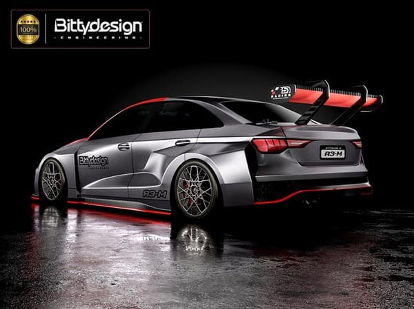 Bittydesign A3-M Body for M-Chassis 210-225mm