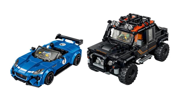 LEGO Jaguar Project 7 og Land Rover Defender