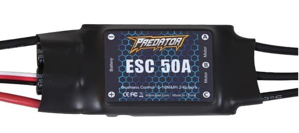 FMS Predator ESC 50A med 5A BEC EC5