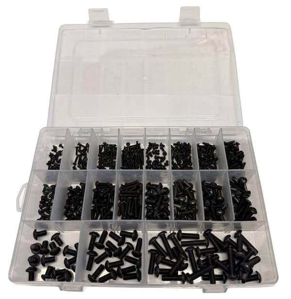 Radius Hexagonal Round Head Screw Kit 540pcs