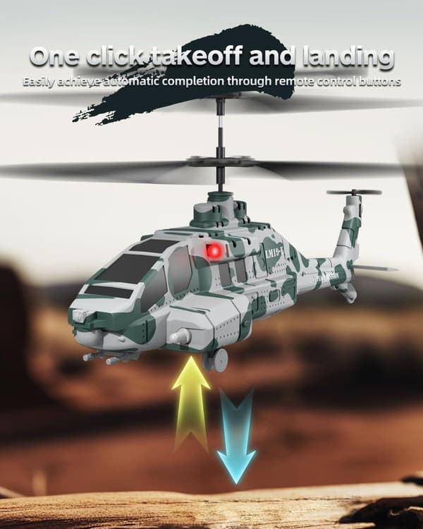 LMRC Apache-helikopter - Komplett