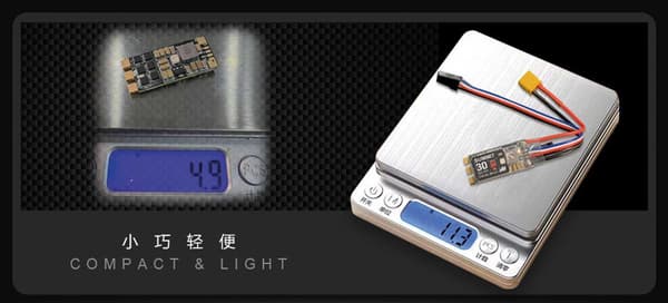 Dualsky Summit 30 Slim U6 25A ESC 2-6S UBEC